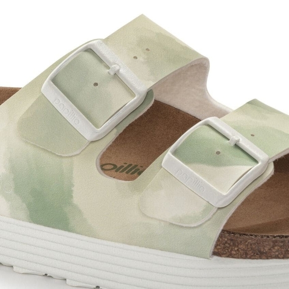 Birkenstock Arizona Flex Platform Sandals – Watercolor Khaki (EU 37) NWT - Picture 8 of 9